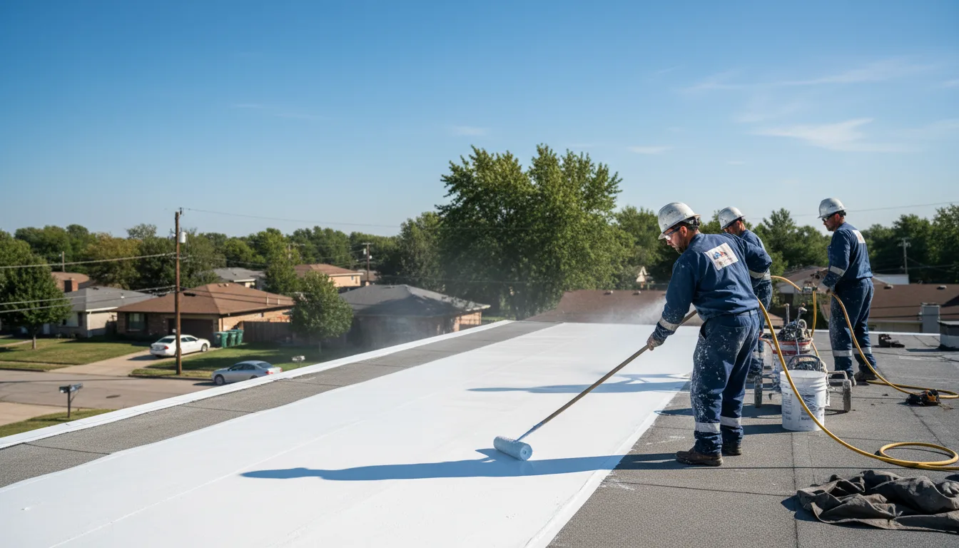 Commercial roof coating in Wiota, IA near me